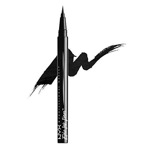 NYX Professional Makeup Epic Ink Eye Liner, Felt Tip Liner Pen, Waterproof, Vegan Formula, Black