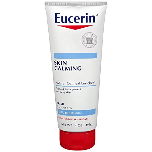 Eucerin Skin Calming Daily Moisturizing Creme, 14 Ounce Tubes (Pack of 2)