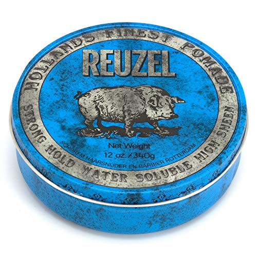 Reuzel Pomade Blue Strong Hold High Sheen (12 oz (340 g))