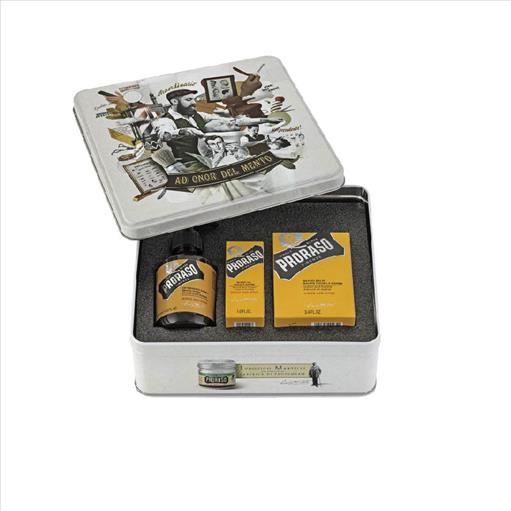 WOOD SPICE PRORASO BEARD GIFT SET